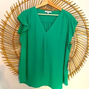 Chaus New York Blouse XL Color 339 “Field Green”